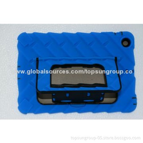 Silicone Cases for iPad Air, Mini, Tyre Pattern with Stent, OEM Orders Welcomed